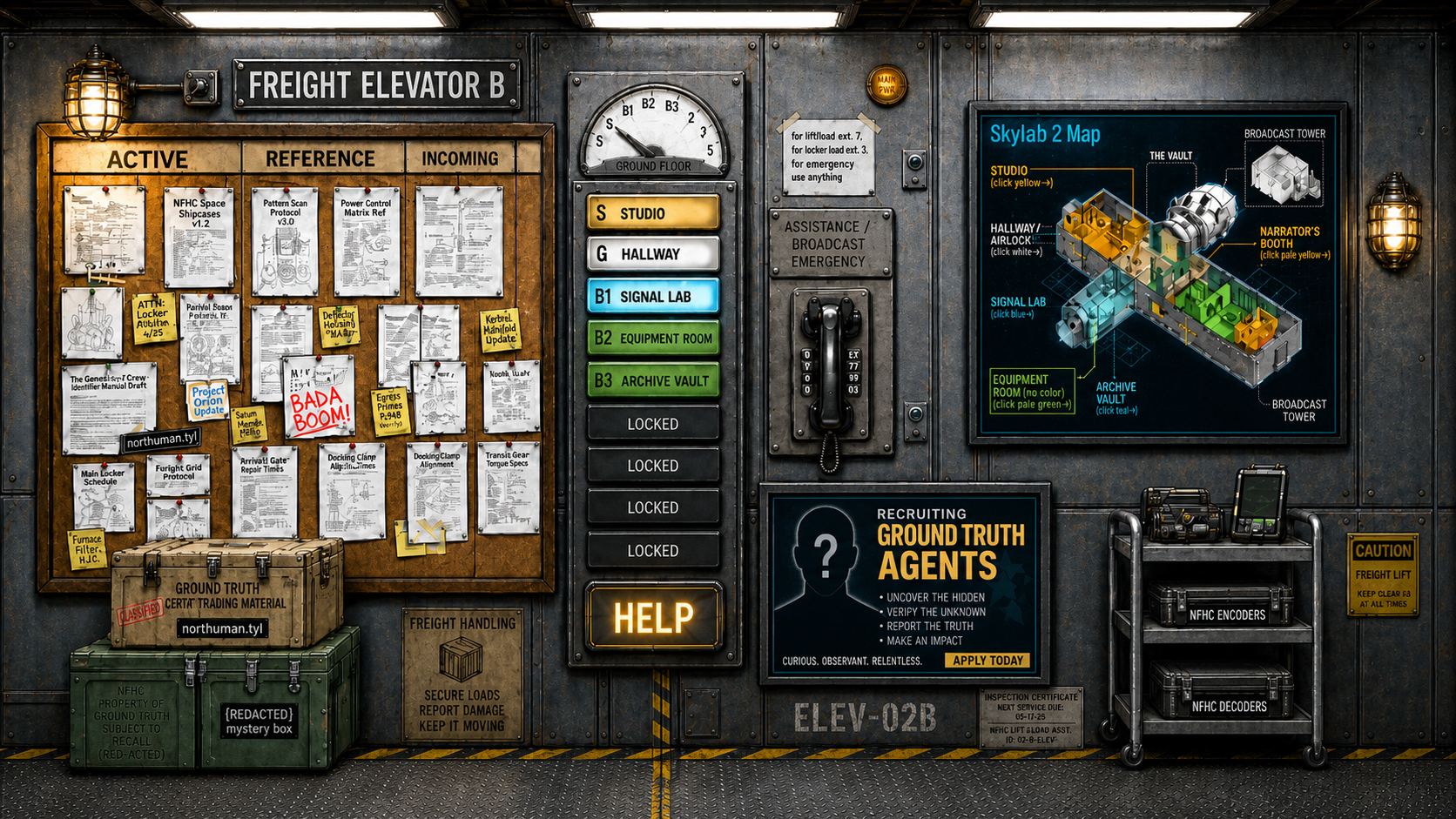 Freight Elevator B
